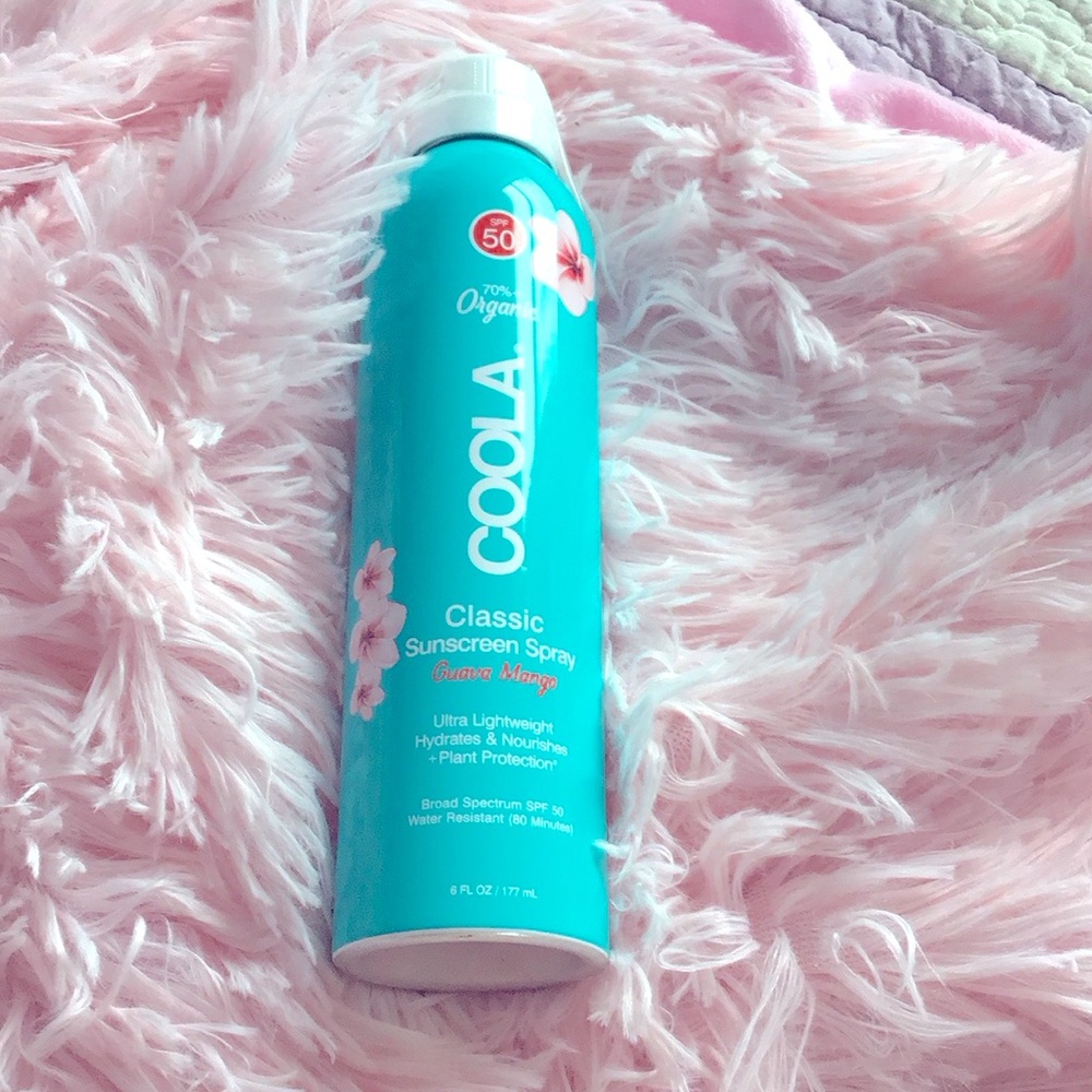 New COOLA Classic Sunscreen Waterproof SPF50 Spray Vegan Gluten-free